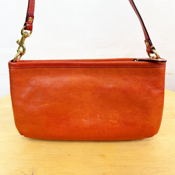 Coach | Orange Leather Mini Bag - Picture 7 of 13